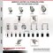 Service Caster 5 Inch 316SS Gray Poly Swivel 3/4 Inch Expanding Stem Caster Lock Brake SCC SCC-SS316TTLEX20S514-PPUB-34 - alternate 3